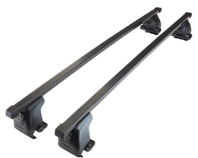 Renault SCENIC  2 Steel roof bars with clamp around the bodywork