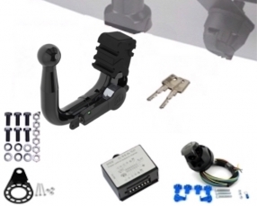 Audi Q3 Vertical detachable Towbar incl. 7 pin universal wiring kit