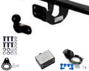 Mahindra SCORPIO PICK-UP Fixed flange ball Towbar incl. 7 pin universal wiring kit