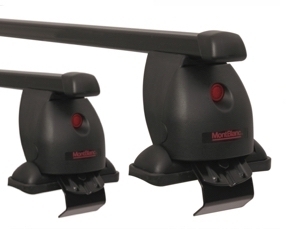 Nissan QASHQAI 2 Steel roof bars with clamp around the bodywork