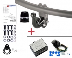 Kia XCEED  Fixed swan neck Towbar incl. 7 pin universal wiring kit