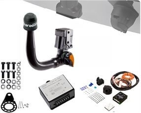 Toyota BZ4X Vertical detachable Towbar incl. 7 pin universal multiplex wiring kit