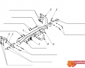 Attelage, attache-remorque pour CITROEN C4 PICASSO de 2006 à 2013