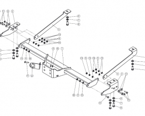 boule d'attelage remorque standard Nissan PRIMASTAR