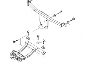 attelage standard Audi 80