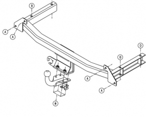 attelage attache remorque Audi A4 