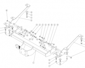 prix attelage caravanne standard Nissan NV 400 - Plateau