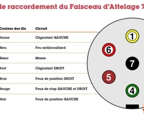 Faisceau universel attelage Ford TRANSIT CONNECT