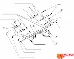 Attache remorque Dacia LOGAN MCV - Break